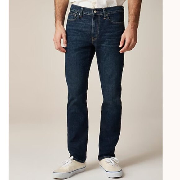 J. Crew Men's 770 Denim Jeans 36x34 Dark Wash - Picture 1 of 16